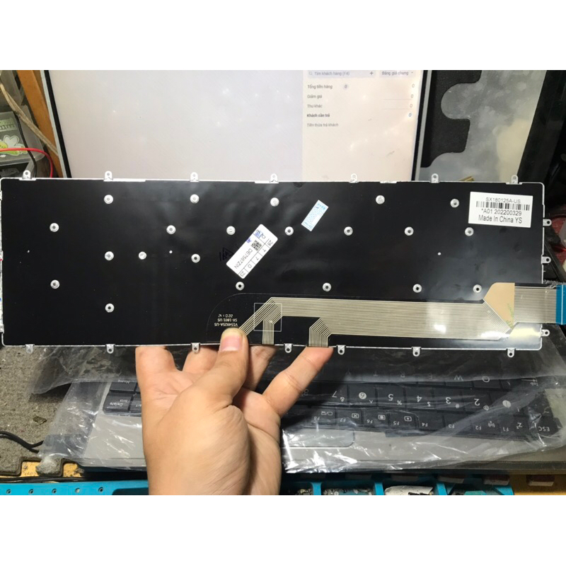 Phím laptop Dell Inspiron 3580 3581 3582 3583 3593 3595 5565 5567 5570 5575 5767 5775 7566 7567 7577 Zin mới ko Led