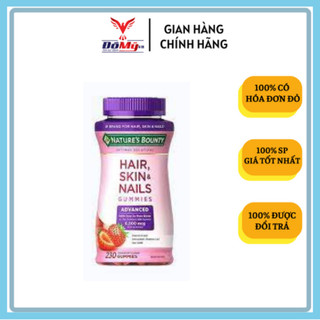 Kẹo dẻo Nature’s Bount Với Biotin tốt cho da tóc và móng - Loại 230v Nhập khẩu Mỹ