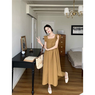 Váy cánh tiên nơ sau dáng dài mặc được 2 kiểu, đầm maxi form rộng thoải mái, chất liệu mềm mại