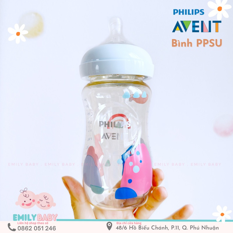 Bình sữa Philips Avent Natural PPSU 125ml 260ml 330ml