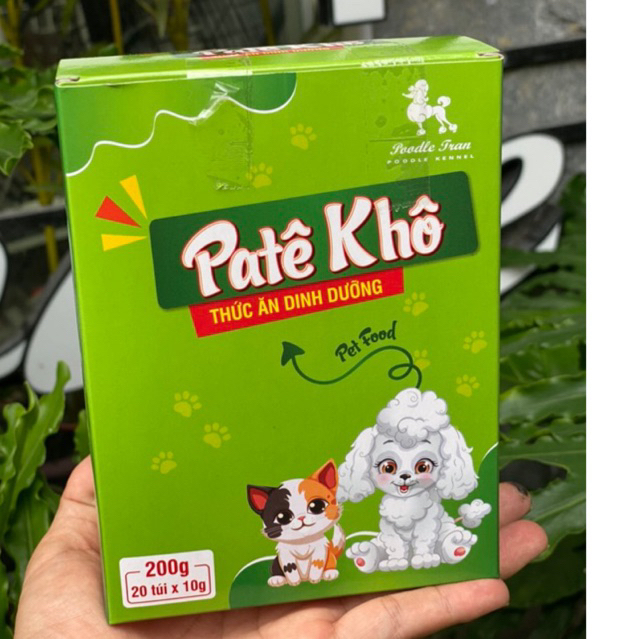Pate khô cho các bé thú cưng