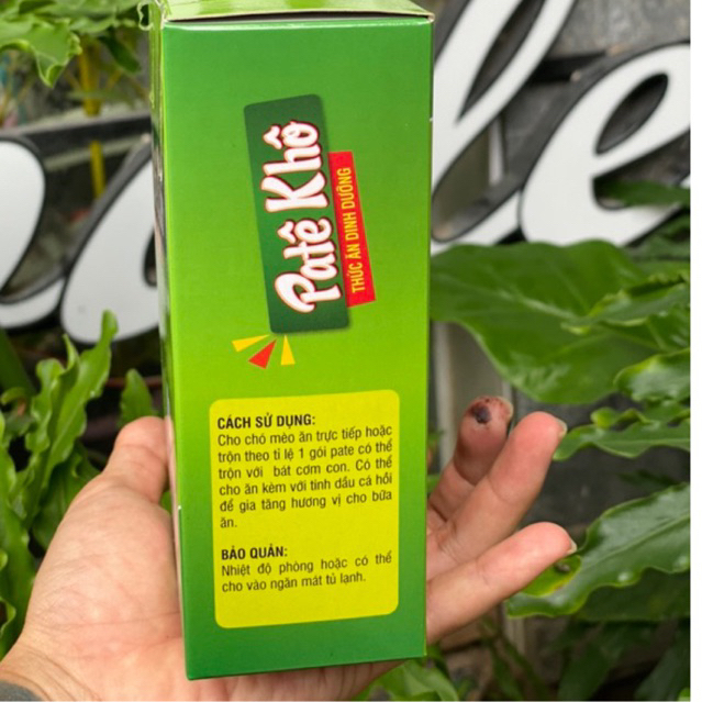 Pate khô cho các bé thú cưng