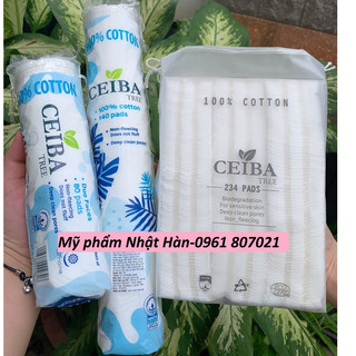 Bông tẩy trang Ceiba 100% COTTON bịch 80/ 120/ 234 miếng