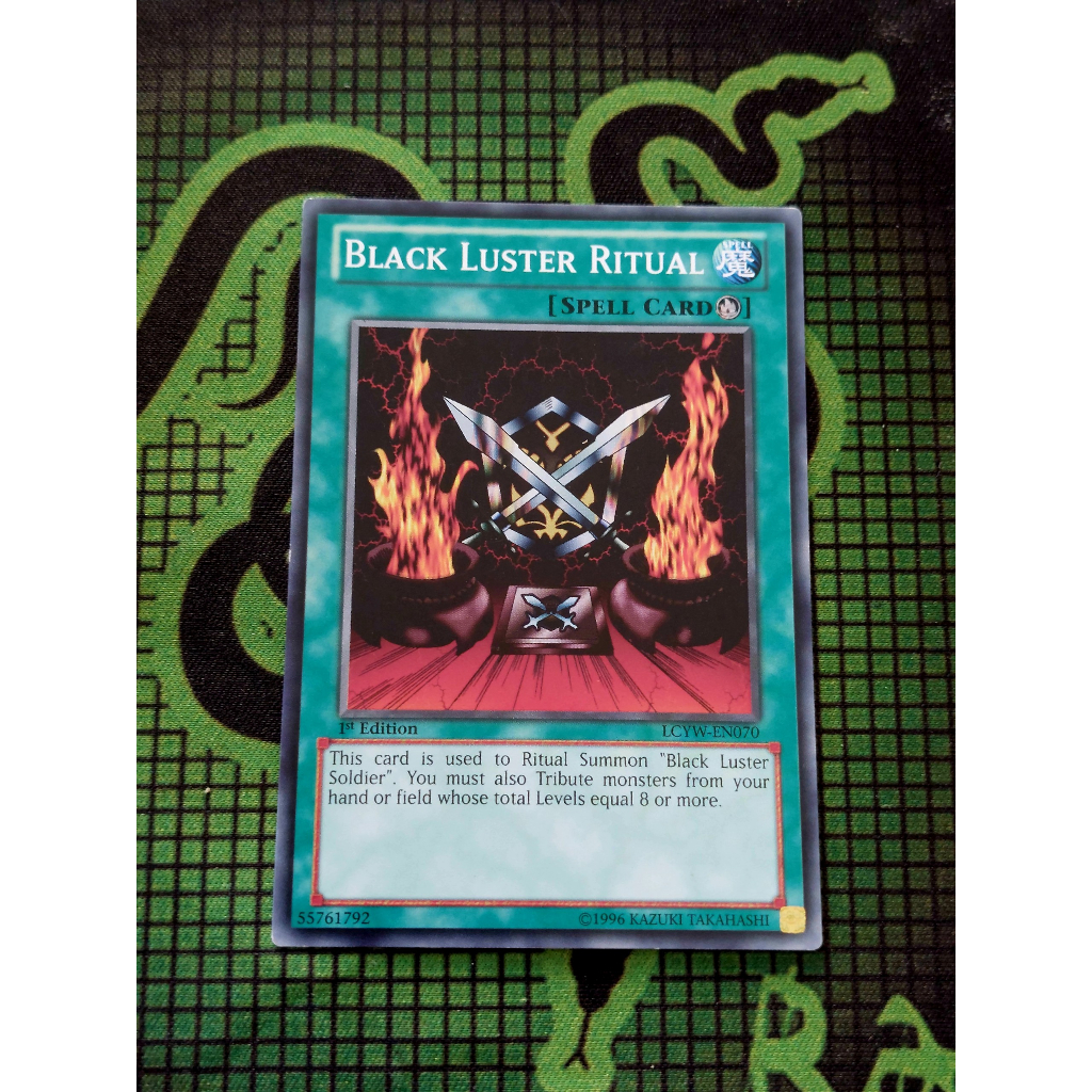 Thẻ Bài Mint90 Yugioh Spell Black Luster Ritual - Common