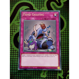 Thẻ Bài Yugioh Trap Fiend Griefing - Common