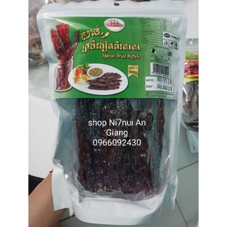 Khô trâu/bò Ly Theang Seng Seam Riep Campuchia thơm ngon 500g