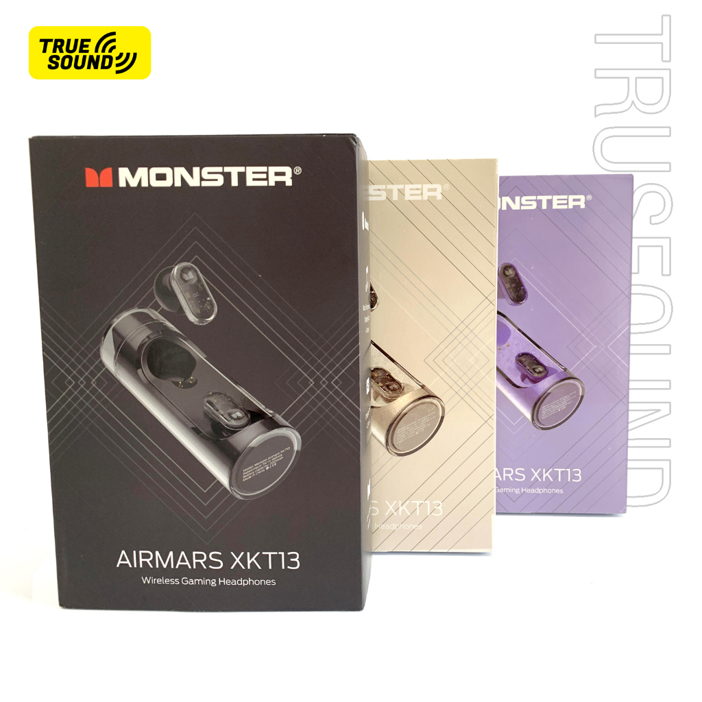 Tai nghe Bluetooth MONSTER XKT13 V5.3. Thiết kế 2023 công thái học, giảm tiếng ồn, chống nước IPX4.