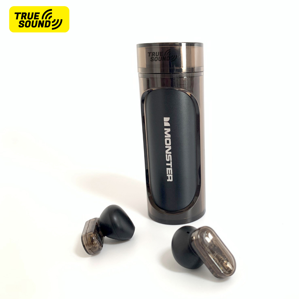 Tai nghe Bluetooth MONSTER XKT13 V5.3. Thiết kế 2023 công thái học, giảm tiếng ồn, chống nước IPX4.
