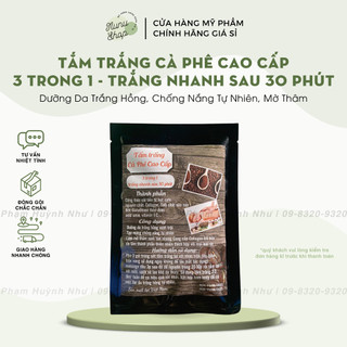 Tắm Trắng Cafe Cao Cấp 3 Trong 1 giúp trắng da mờ thâm