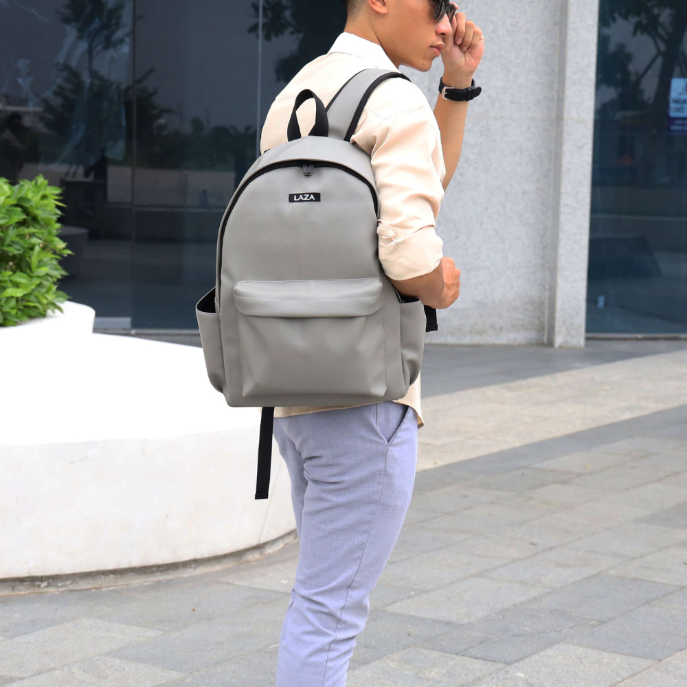 Balo laptop nam nữ thời trang LAZA Castil Backpack 613 - Chất liệu PU nhập khẩu chống thấm - Bảo hành TRỌN ĐỜI