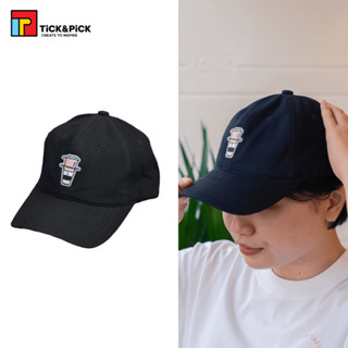 Mũ lưỡi trai TICK & PICK chất liệu vải cotton cao cấp, thoáng mát, form mềm, phong cách CÀ PHÊ PHIN