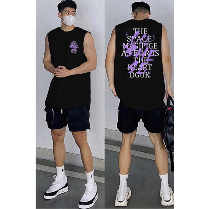 Áo Ba Lỗ Tank Top Phối Hình The Space Siêu Đẹp Hình In Sắc Nét Chắc Chắn , Chất Cotton 100% Siêu Thoáng Mát