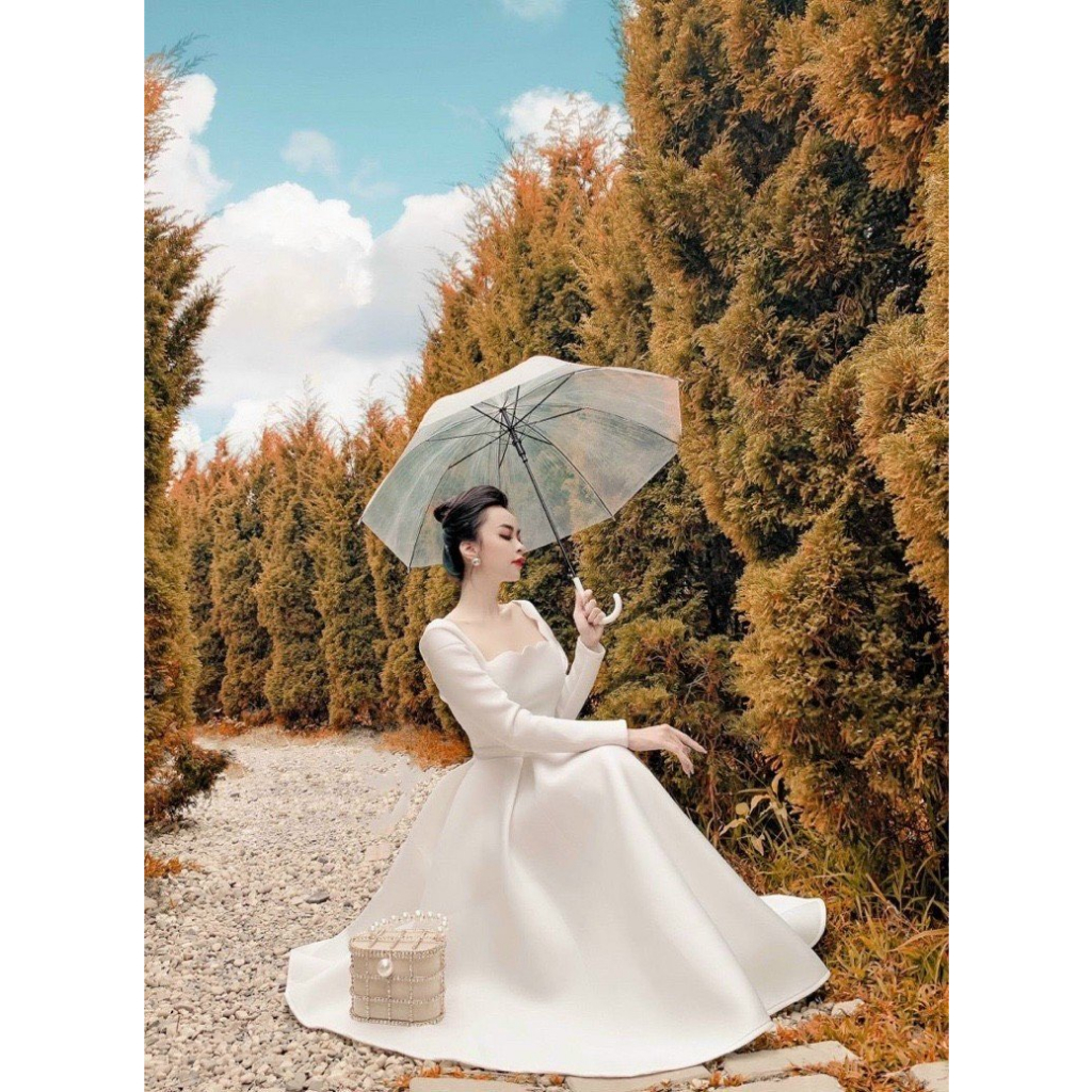 Đầm xoè thiết kế cao cấp sang trọng - CAT BOUTIQUE - DX118