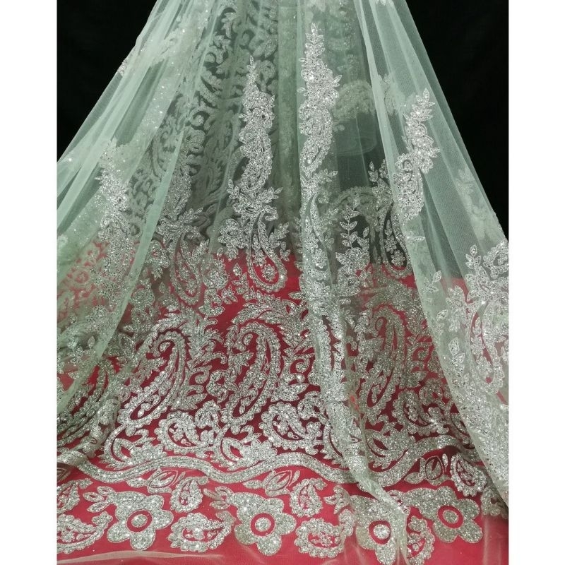 Vải ren kim tuyến