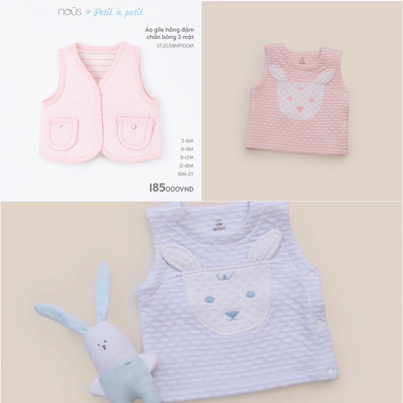 [NOUS]Gile cho bé yêu (3-6m đến 18-24m)