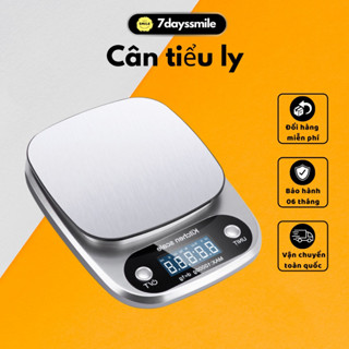 Cân Tiểu ly 7Days Smile Mini Định Lượng 3kg - 5kg - 10kg Tặng kèm 2 viên pin AAA CTL03