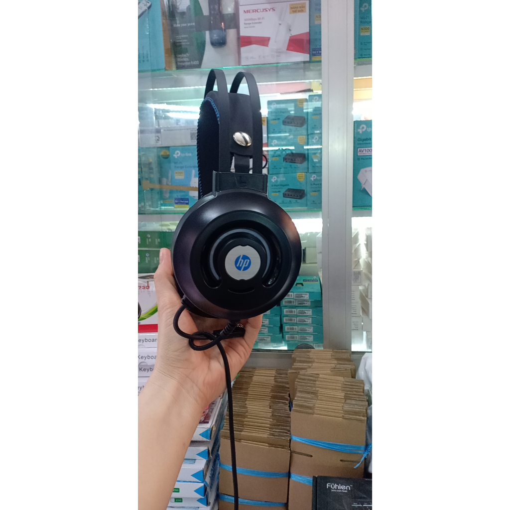Tai nghe Gaming, Học tâp, Nghe nhạc HP H100 H120G, kết nối Jack USB 7.1, Có mic , Led RGB – Dùng cho máy vi tính, laptop