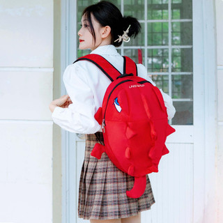 Balo khủng long vải nhung mịn đi học đi chơi, balo nam nữ - size lớn nhiều màu lựa chọn