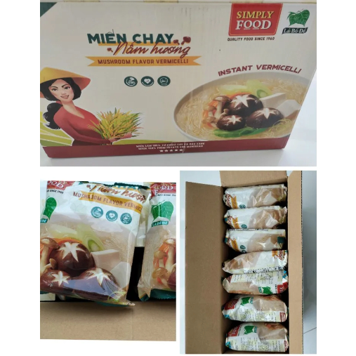 Miến chay Nấm Hương gói