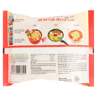 Mì Tôm và Gà Gấu Đỏ (30 gói/thùng)