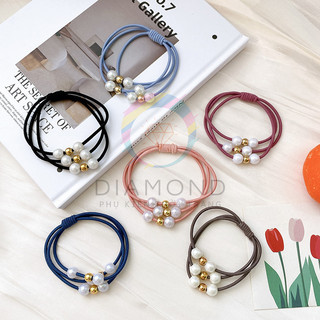Dây Cột Tóc Trân Châu Trắng Diamond CT01