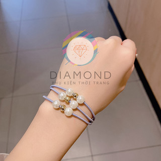 Dây Cột Tóc Trân Châu Trắng Diamond CT01