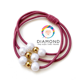 Dây Cột Tóc Trân Châu Trắng Diamond CT01