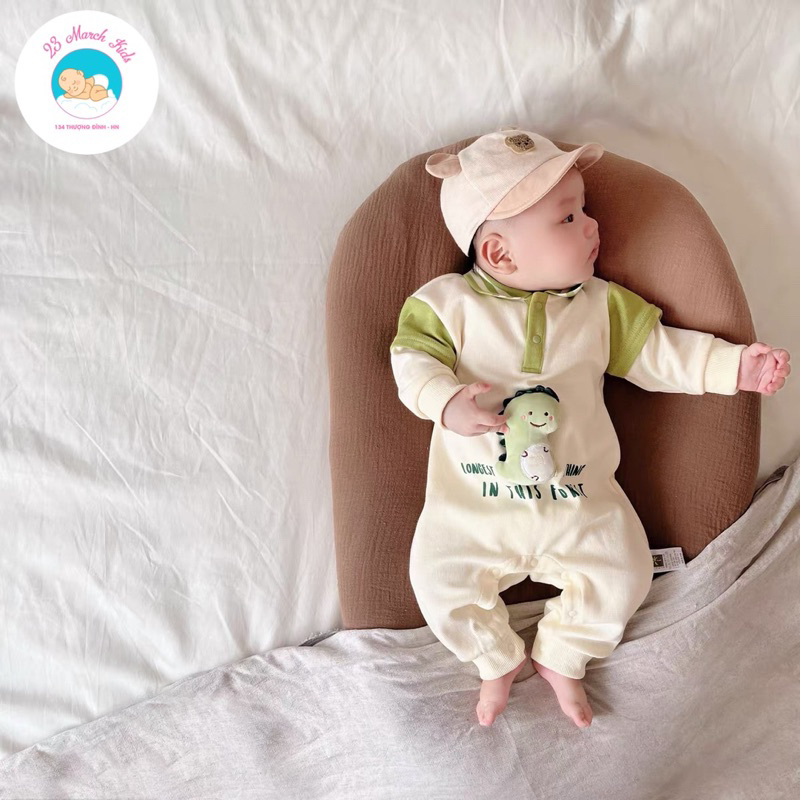 Body khủng long màu be siêu cưng cho bé hàng QC