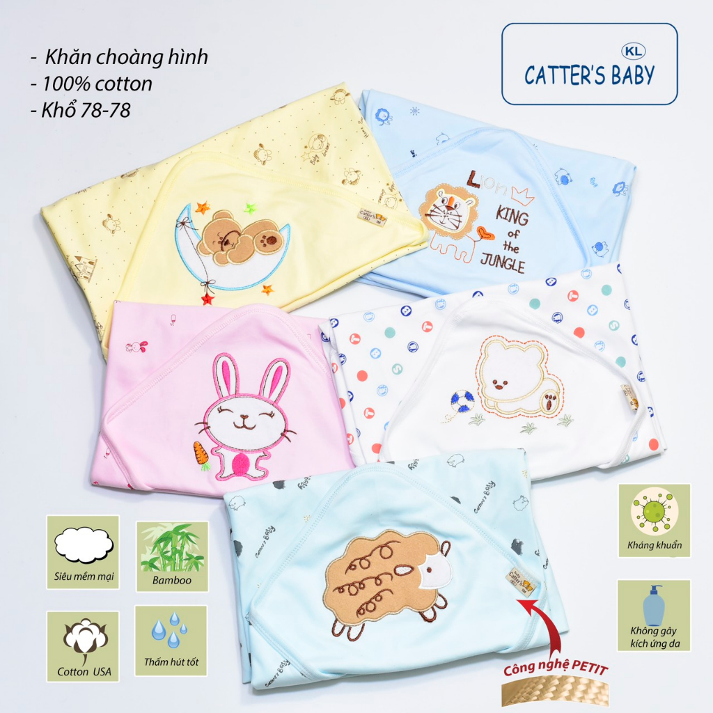 Khăn Ủ Hình Cho Trẻ Sơ Sinh Cao Cấp MTK