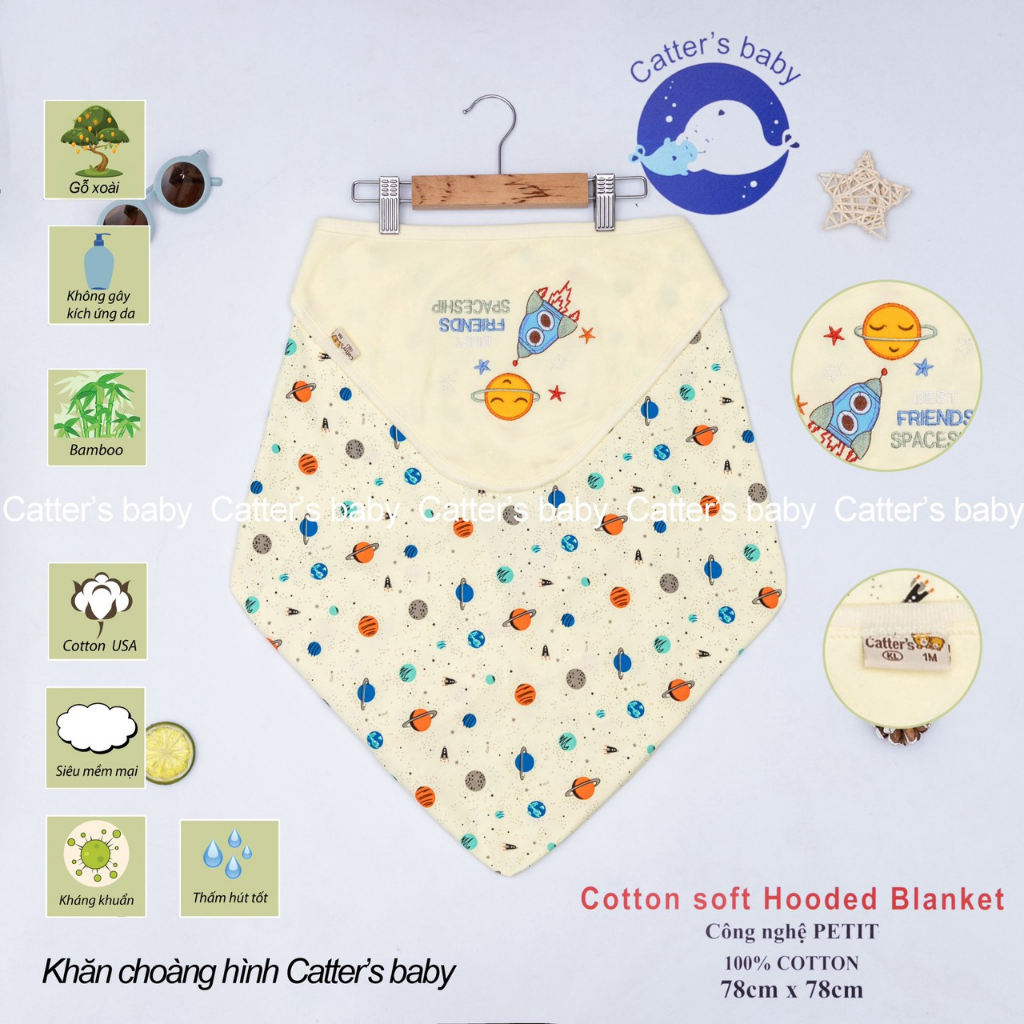 Khăn Ủ Hình Cho Trẻ Sơ Sinh Cao Cấp MTK