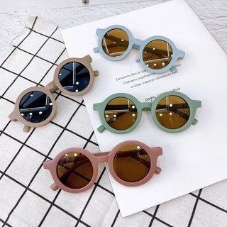 Kính Mát Gọng Tròn Nhiều Màu cho bé