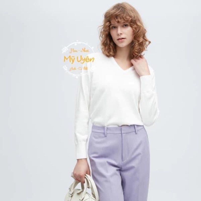 Áo len cotton Uni qlo