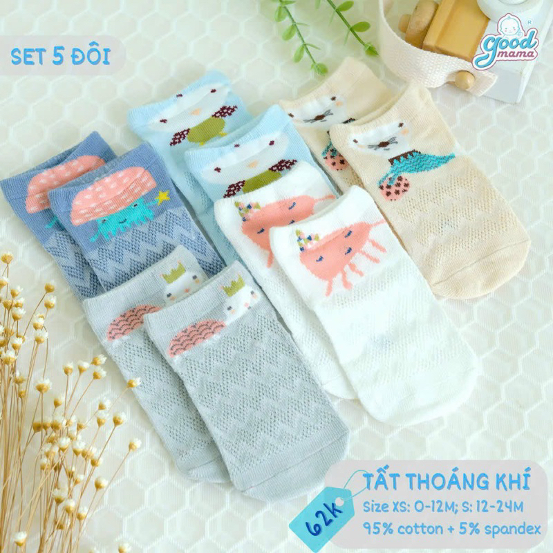 Tất chân lưới cho bé trai bé gái hãng goodmama