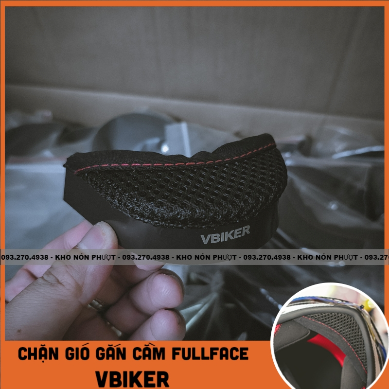 Miếng chắn bụi gắn dưới cằm mũi nón bảo hiểm Fullface Royal m266 - Ego - AGU VBIKER
