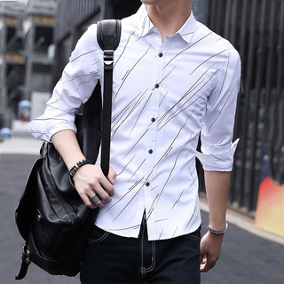 Áo sơ mi nam dài tay họa tiết sao băng mới Thời trang DEAL123 SHOP cao cấp Thiết kế trẻ trung nam tính cực hot