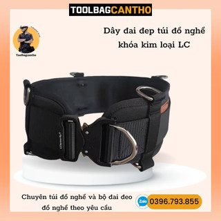 Dây đai đeo túi đồ nghề khóa kim loại LC
