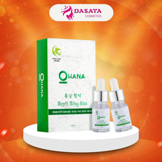Serum Giảm Mụn Thâm Rỗ Huyết Hồng Sâm OHANA 10ml công dụng 5 trong 1 Không Sưng Đỏ Hiệu Quả Ngay Lọ Đầu Tiên DASATA