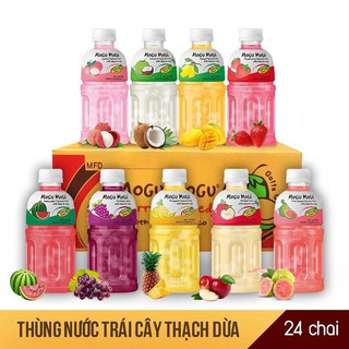 Nước thạch dừa trái cây mogu mogu thái lan chai 320ml