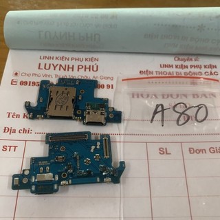 Cụm sạc samsung a80 zin bao test đổi trả