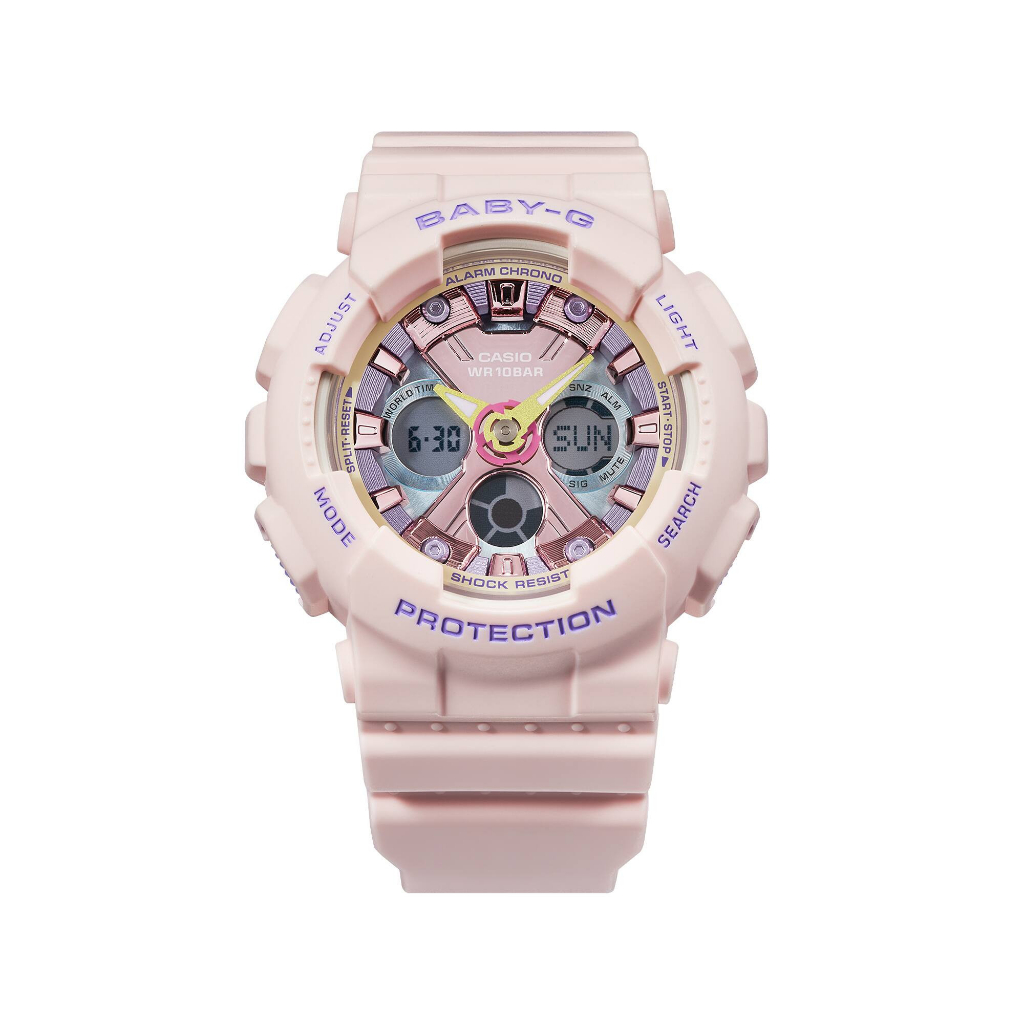 Đồng Hồ Nữ Casio Dây Nhựa Chính Hãng BABYG BA-130PM-4ADR