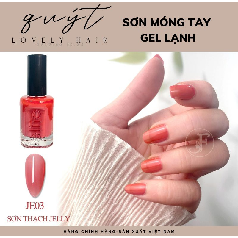 Sơn móng tay thạch jelly cao cấp siêu bóng 17ml