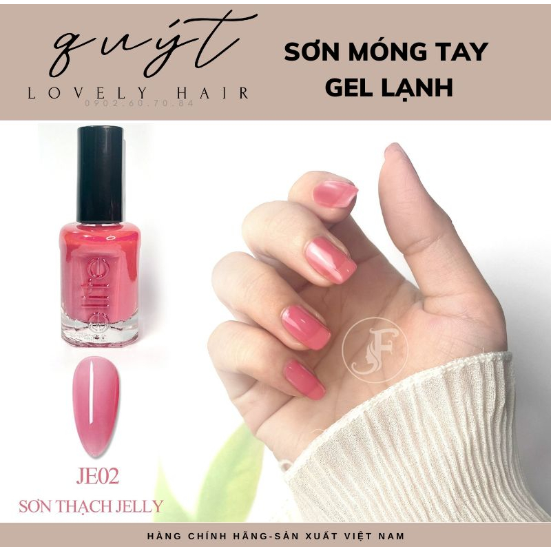 Sơn móng tay thạch jelly cao cấp siêu bóng 17ml