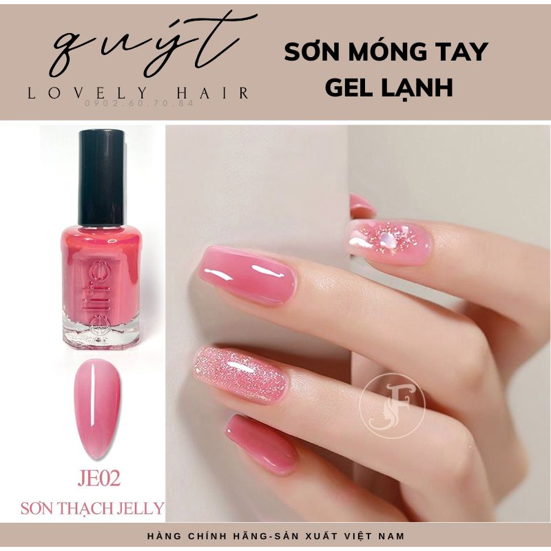 Sơn móng tay thạch jelly cao cấp siêu bóng 17ml