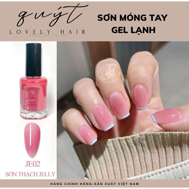 Sơn móng tay thạch jelly cao cấp siêu bóng 17ml
