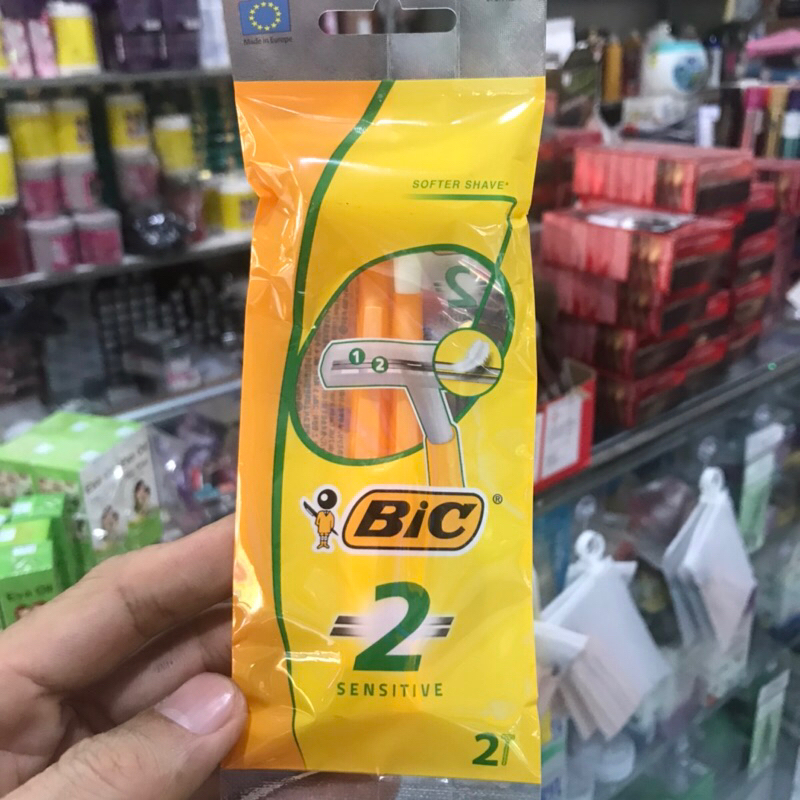 Dao Cạo Râu Bic 2 Lưỡi 2 Cây
