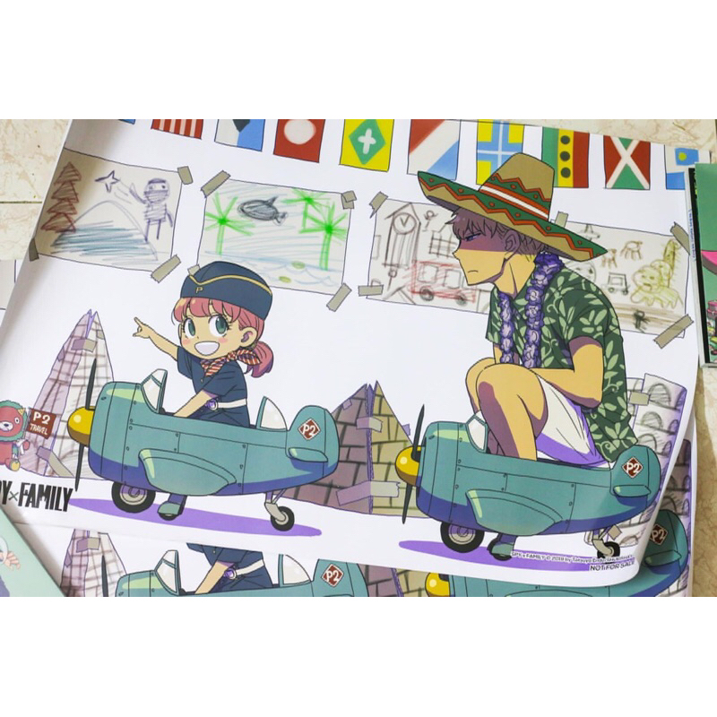Poster Spy x family tập 9 (tặng kèm sticker)