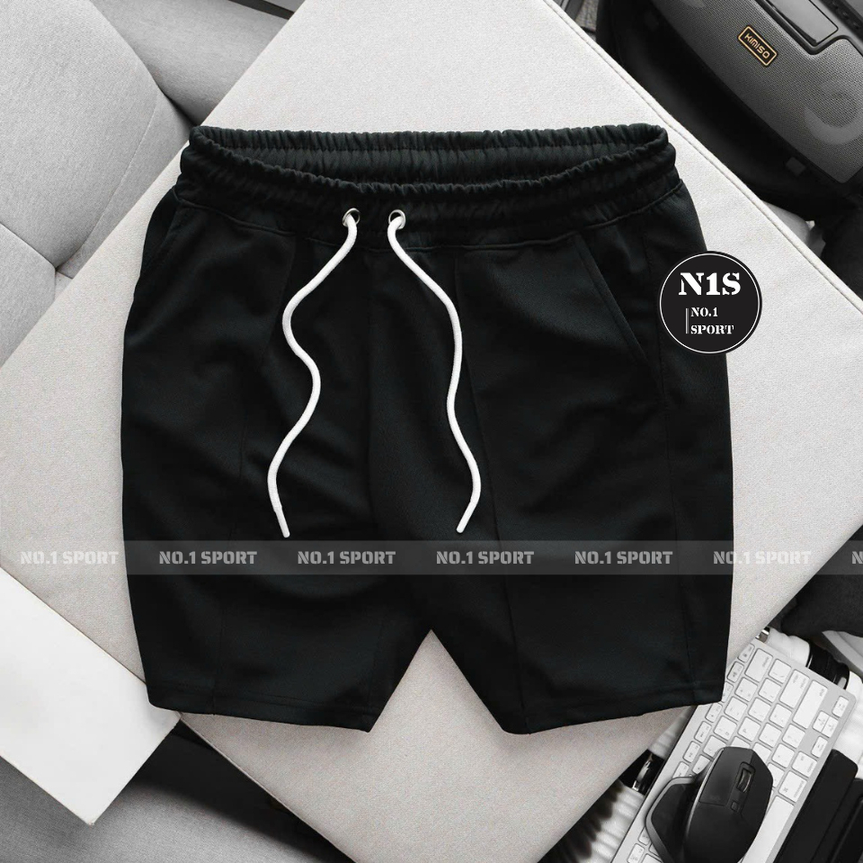 Quần Short Thể Thao, Gym Vải Thun Mè Form Trên Gối
