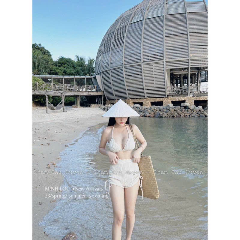 Set bikini rút dây quyến rũ cho nữ-Komishop