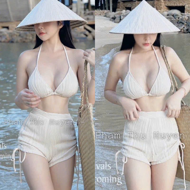 Set bikini rút dây quyến rũ cho nữ-Komishop