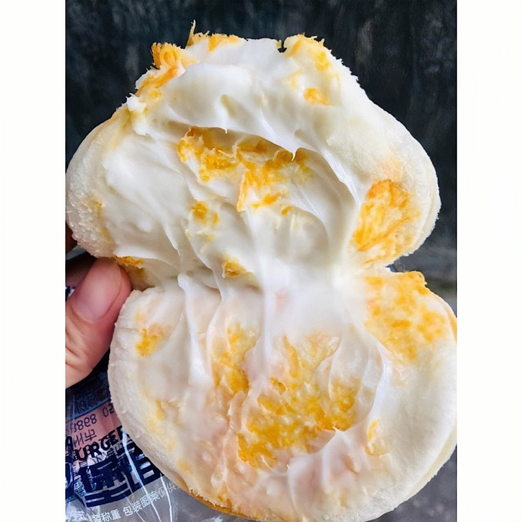 1KG Bánh Hamburger Nhân Sữa Chua Ruốc Chà Bông Siêu Ngon